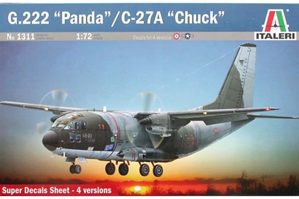Italeri 1:72 1311 G.222 "Panda" / C-27A "Chuck"