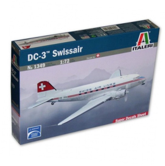 Italeri 1:72 1349 DC-3 Swissair