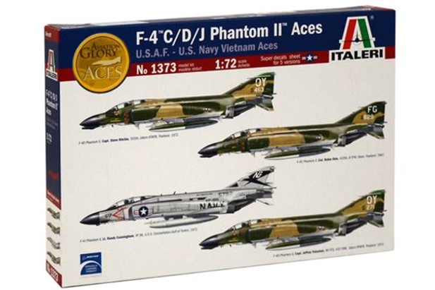 Italeri 1:72 1373 F-4 C/D/J Phantom II Aces