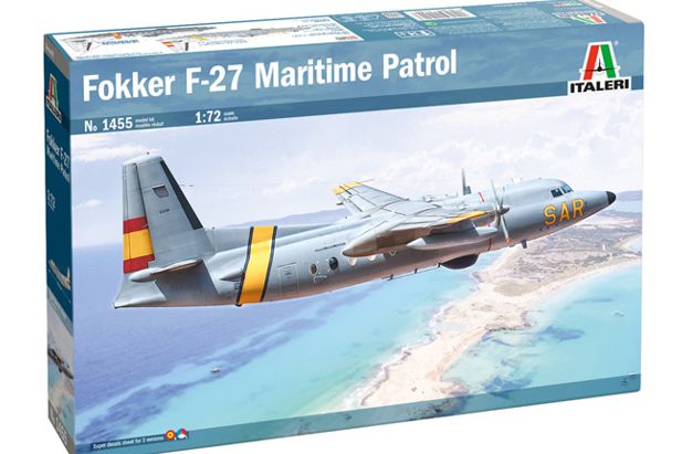 Italeri 1:72 1455 Fokker F-27 Maritime Patrol