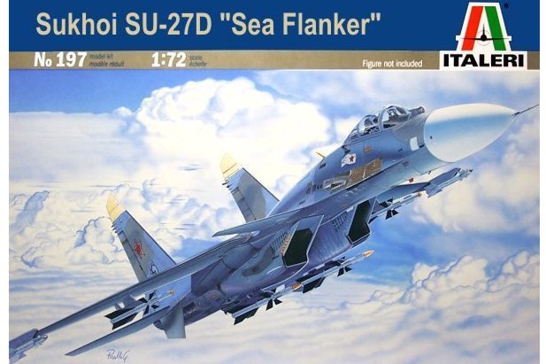 Italeri 1:72 197 Sukhoi Su-27 D Sea Flanker