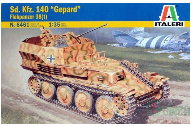 Italeri 1:35 6461 Sd. Kfz. 140 Gepard Flakpanzer 38(t)