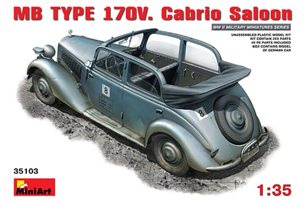Miniart 1:35 35103 MB Type 170V Cabrio Saloon