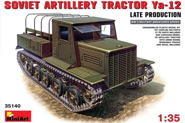 Miniart 1:35 35140 Soviet Artillery Tractor YA-12