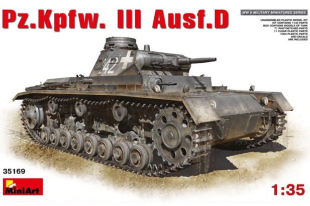 Miniart 1:35 35169 German Panzer III Ausf D