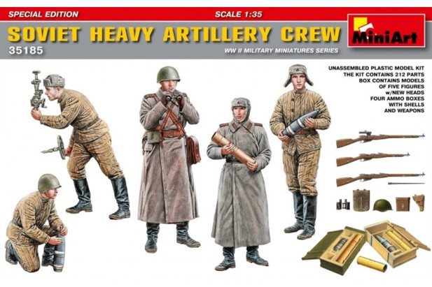 Miniart 1:35 35185 Soviet Heavy Artillery Crew