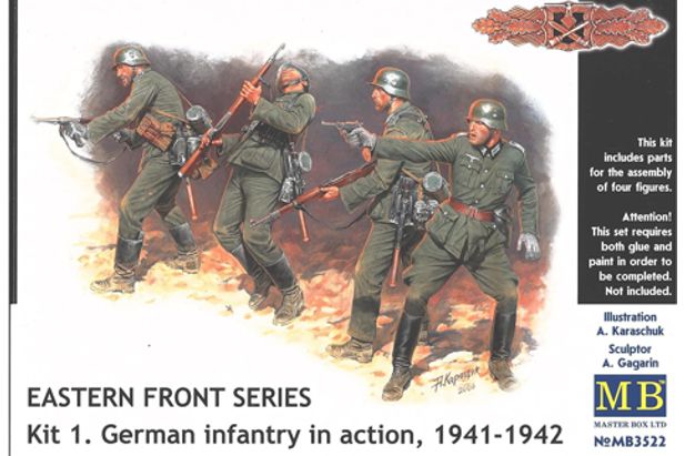 Master Box 1:35 MB3522 German Infantry in action 1941-1942 Eastern Front Series Kit No. 1