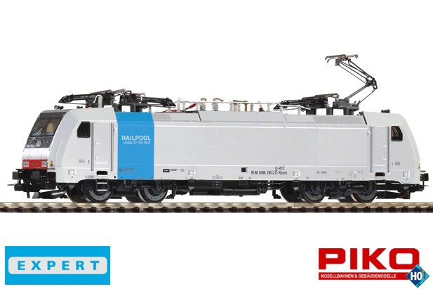 Piko Expert 59952 E-Lok BR 186 Railpool Ep.VI