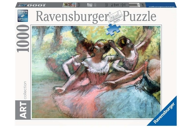 Ravensburger Puzzle 1000 Piezas Degas: Four Ballerinas on the Stage - 70 x 50 cm