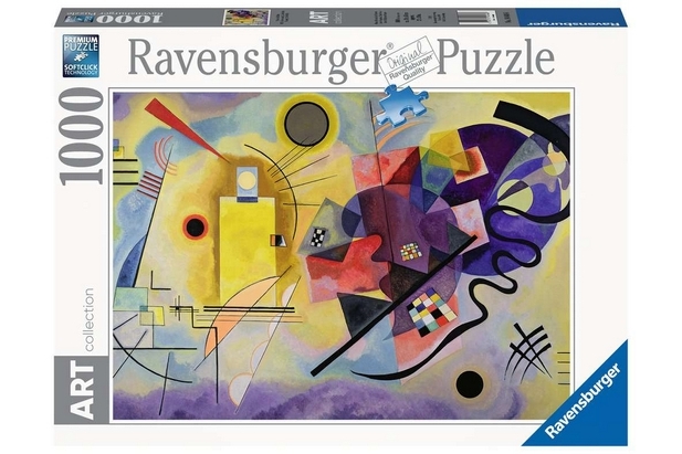 Ravensburger Puzzle 1000 Piezas Kandinsky Yellow, Red, Blue, 1925 - 70 x 50 cm