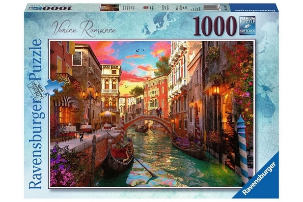 Ravensburger Puzzle 1000 Piezas Romance en Venecia - 70 x 50 cm
