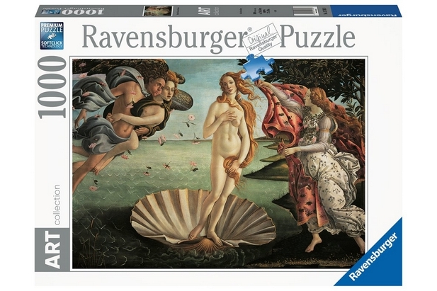 Ravensburger Puzzle 1000 Piezas Sandro Boticcelli: Nacimiento de Venus - 70 x 50 cm