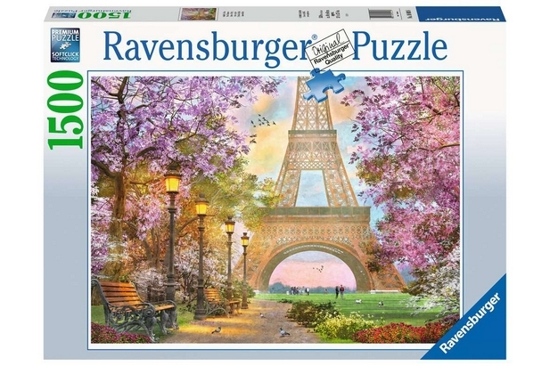 Ravensburger Puzzle 1500 Piezas Amor en Pars - 80 x 60 cm