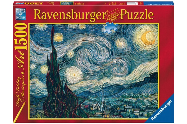 Ravensburger Puzzle 1500 Piezas Vincent Van Gogh: Noche Estrellada - 80 x 60 cm