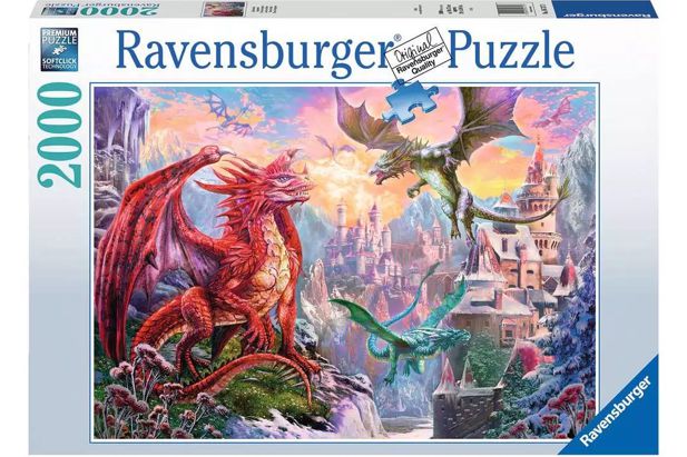 Ravensburger Puzzle 2000 Piezas Tierra de Dragones - 98 x 75 cm
