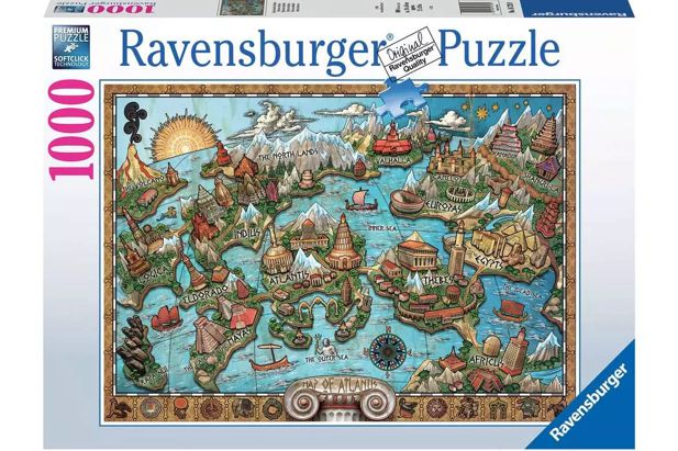 Ravensburger Puzzle 1000 Piezas Mapa de la Atlantida - 70 x 50 cm