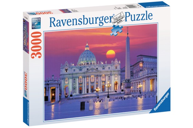 Ravensburger Puzzle 3000 Piezas Roma, San Pedro - 121 x 80 cm