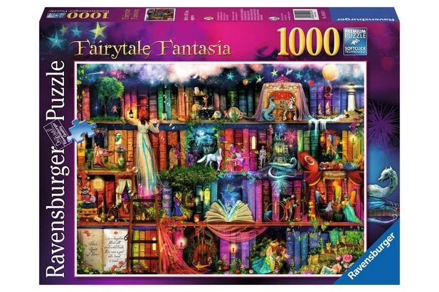 Ravensburger Puzzle 1000 Piezas Biblioteca de Fantasa - 70 x 50 cm