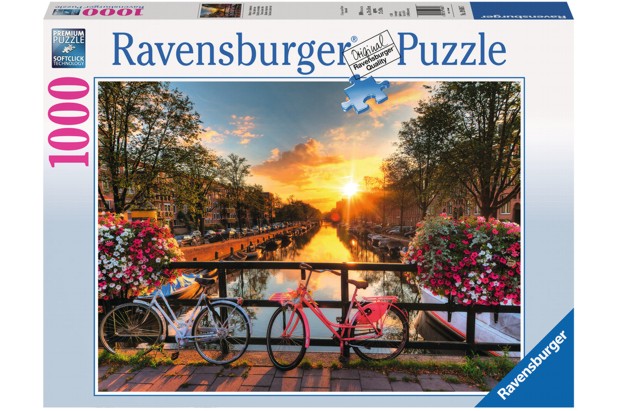 Ravensburger Puzzle 1000 Piezas Bycicles in Amsterdam - 70 x 50 cm