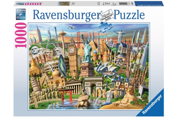 Ravensburger Puzzle 1000 Piezas Hitos del Mundo - 70 x 50 cm