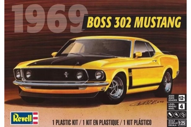 Revell Monogram 1:25 1969 BOSS 302 Mustang