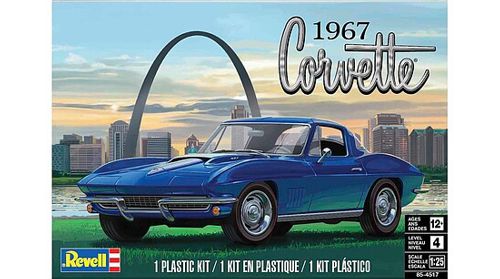 Revel Monogram 1:25 1967 Corvette Coupe