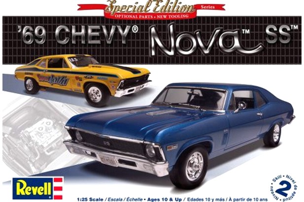 Revell Monogram Special Edition Series 1:25 1969 Chevy Nova SS