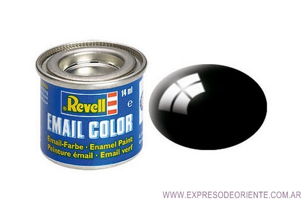 Revell Color Enamel 14ml 32107 Negro Brillante