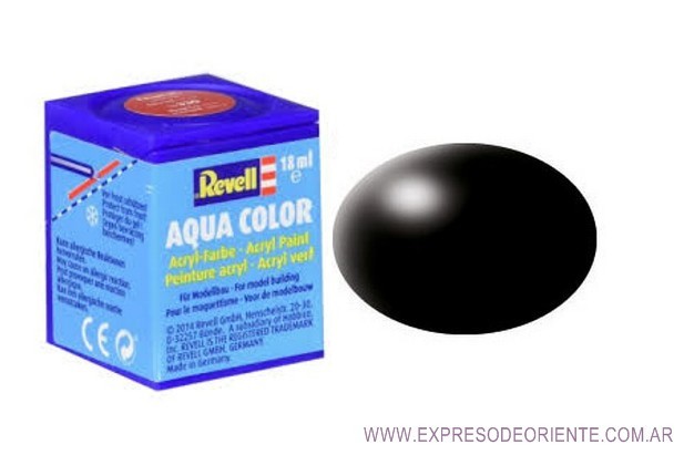 Revell Aqua Color Pintura Acrilica 18ml - 36302 Negro Satinado