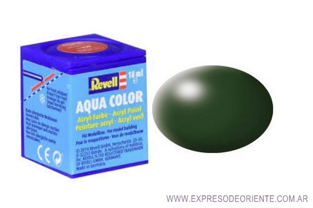 Revell Aqua Color Pintura Acrilica 18ml - 36363 Verde Oscuro Satinado
