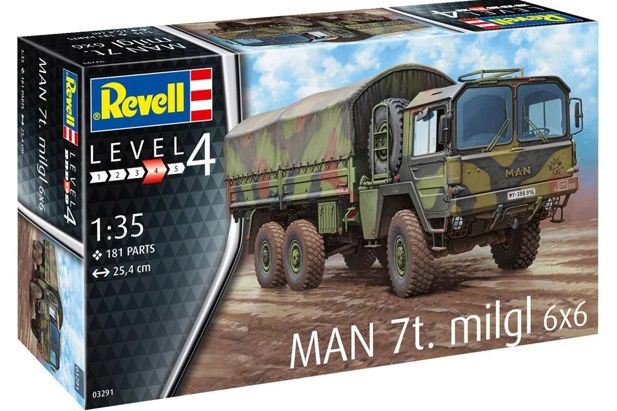 Revell 1:35 3291 MAN 7-Ton 6x6 Military Truck
