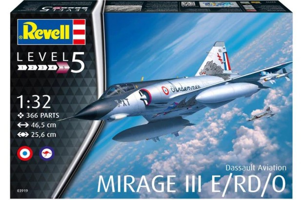Revell 1:32 3919 Dassault Mirage III E/RD/O