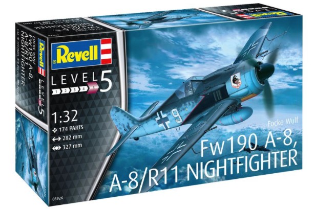 Revell 1:32 3926 Focke Wulf Fw190 A8 Nightfighter