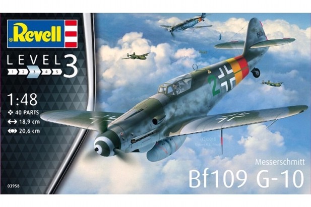 Revell 1:48 3958 Messerschmitt Bf109 G-10