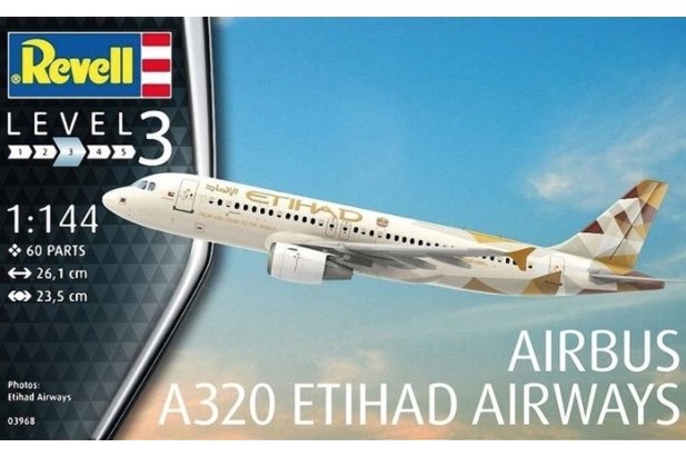 Revell 1:144 3968 Airbus A320 Etihad Airways