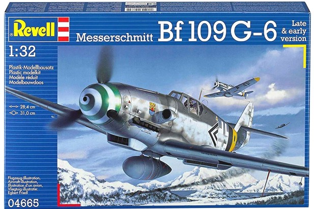 Revell 1:32 4665 Messerschmitt Bf109 G-6
