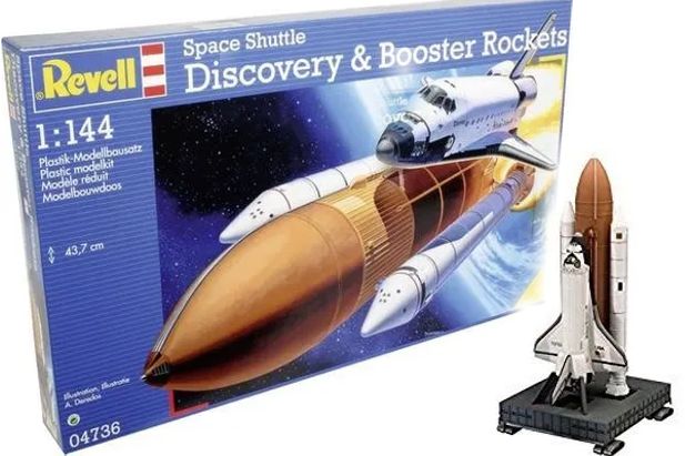 Revell 1:144 4736 Space Shuttle Discovery & Booster Rockets