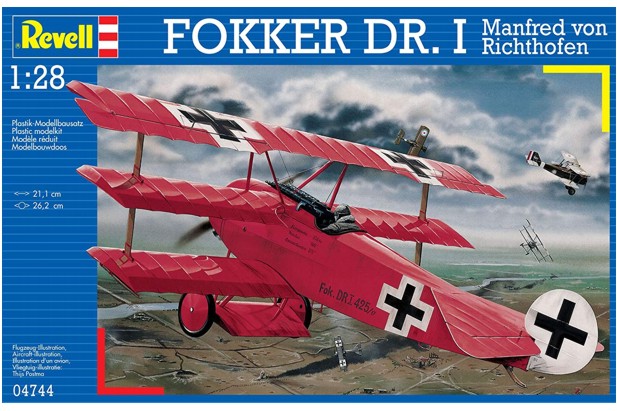 Revell 1:28 4744 Fokker Dr. I Manfred Von Richthofen