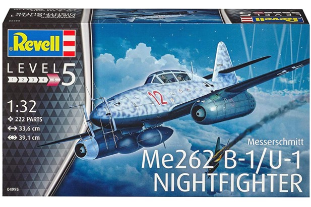 Revell 1:32 4995 Messerschmitt Me262 B1/U1 Nightfighter