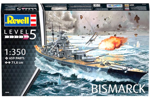 Revell 1:350 5040 German Battleship "Bismarck"