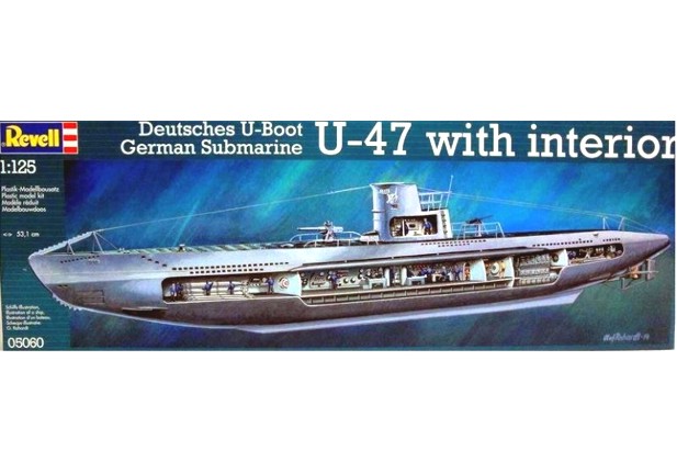 Revell 1:125 5060 German U-Boat U-47 with interior