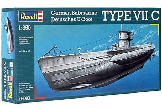 Revell 1:350 5093 German Submarine Type Vii C