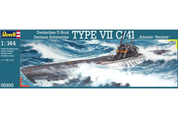 Revell 1:144 5100 German U-Boat Type VIIC/41