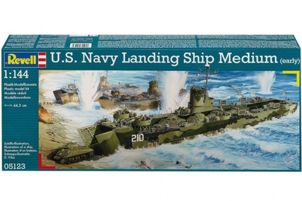 Revell 1:144 5123 U.S. Navy Landing Ship Medium (LSM)