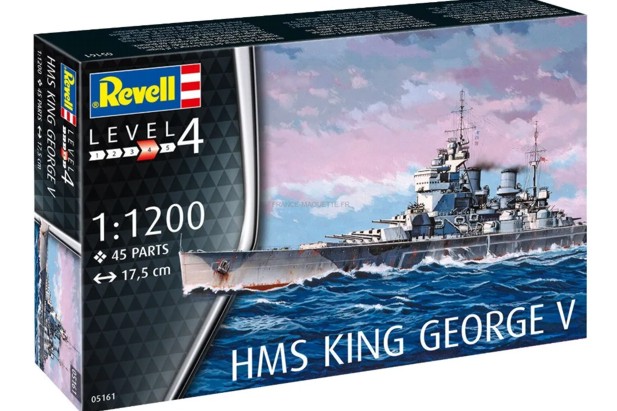 Revell 1:1200 5161 HMS King George V