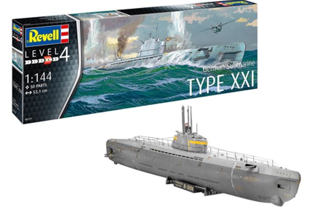 Revell 1:144 5177 German Submarine Type XXI
