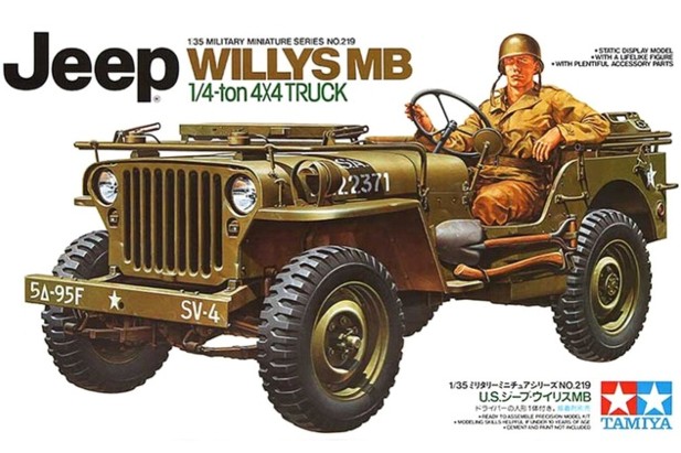 Tamiya 1:35 Jeep Willys MB 1/4Ton 4x4 Truck