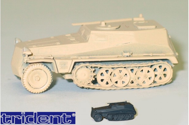 Trident 1:87 90270 German Army WWII - SdKfz 253/5 Armored Personnel Carrier Kit