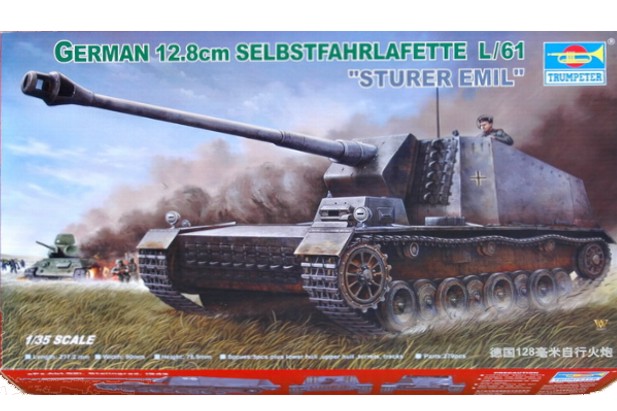 Trumpeter 1:35 00350 German 12.8cm Tank Destroyer L/61 Sturer Emil