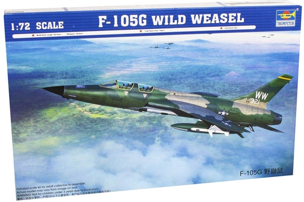 Trumpeter 1:72 1618 F-105G Thunderchief Wild Weasel